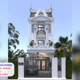 NHÀ THÉP 7.3 - DỰ ÁN NHÀ KHUNG THÉP 3 TẦNG TẠI HẢI PHÒNG