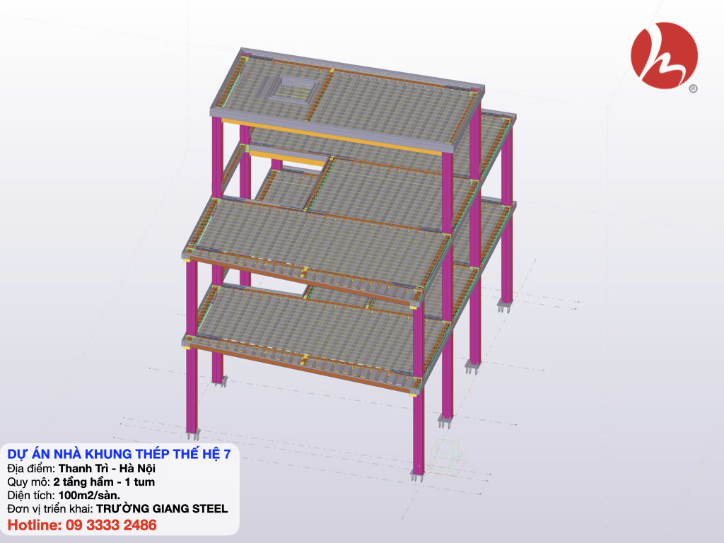 Nhà khung thép thế hệ 7