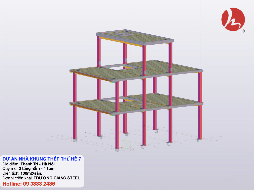 Nhà khung thép thế hệ 7