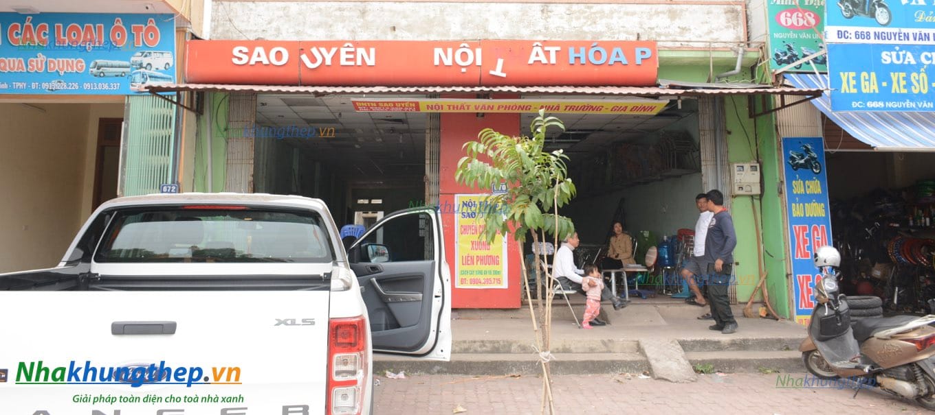 Ảnh hiện trạng trước khi thi công nhà thép tiền chế .