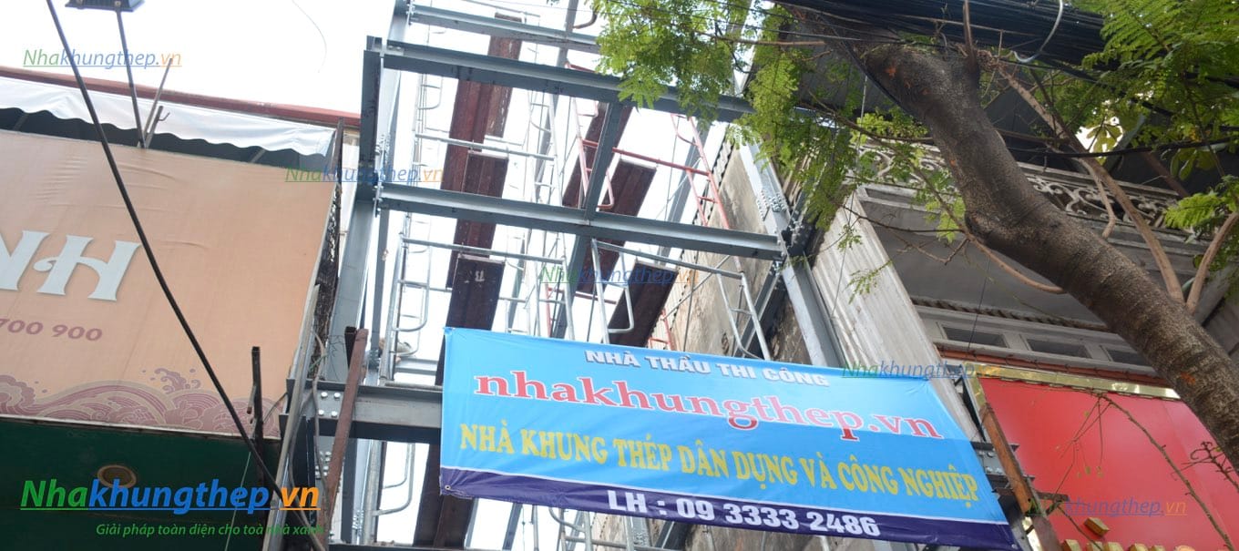 NHÀ THÉP TIỀN CHẾ LẠC TRUNG