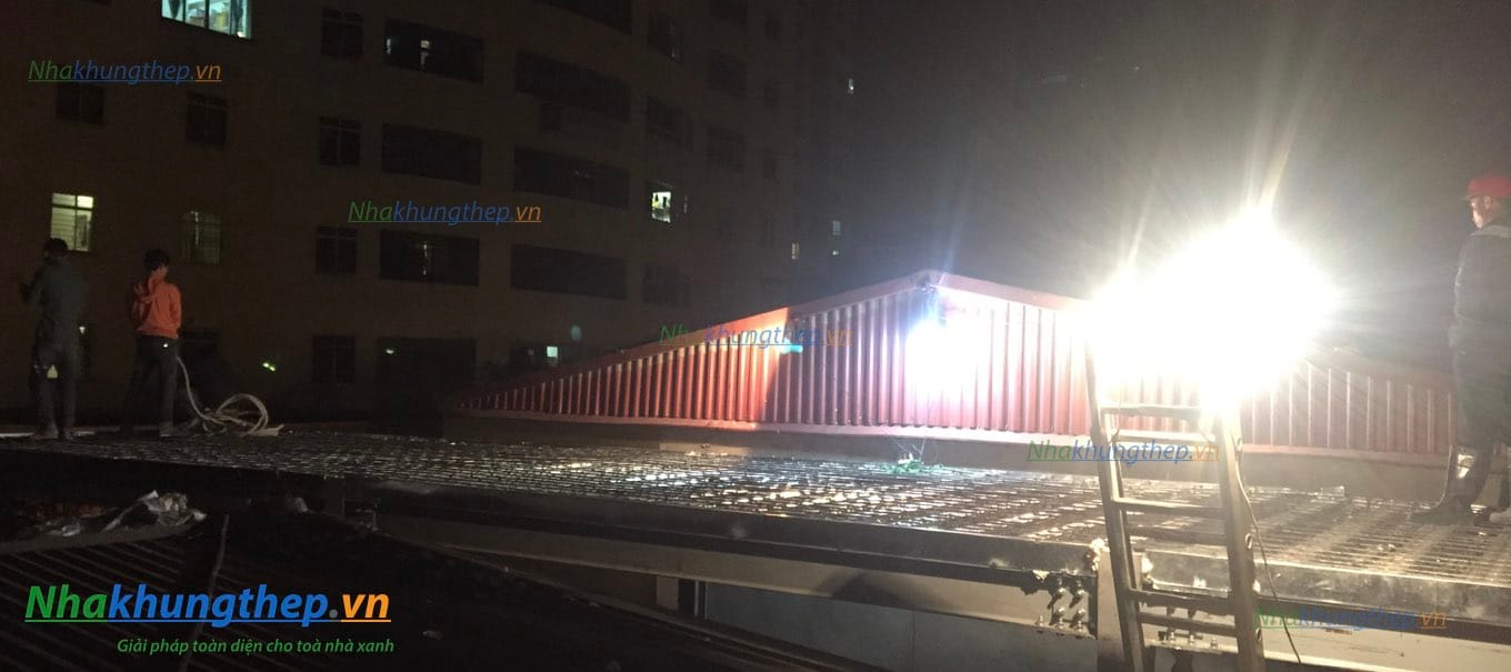 XÂY NHÀ THÉP TIỀN CHẾ LẠC TRUNG