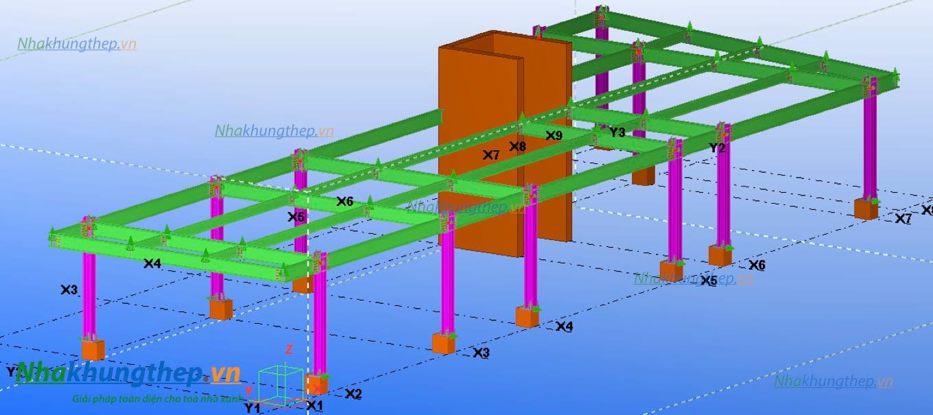 Giải pháp khung thép tiền chế