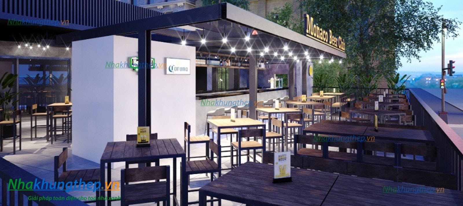 MỞ RỘNG SÀN CAFE 01