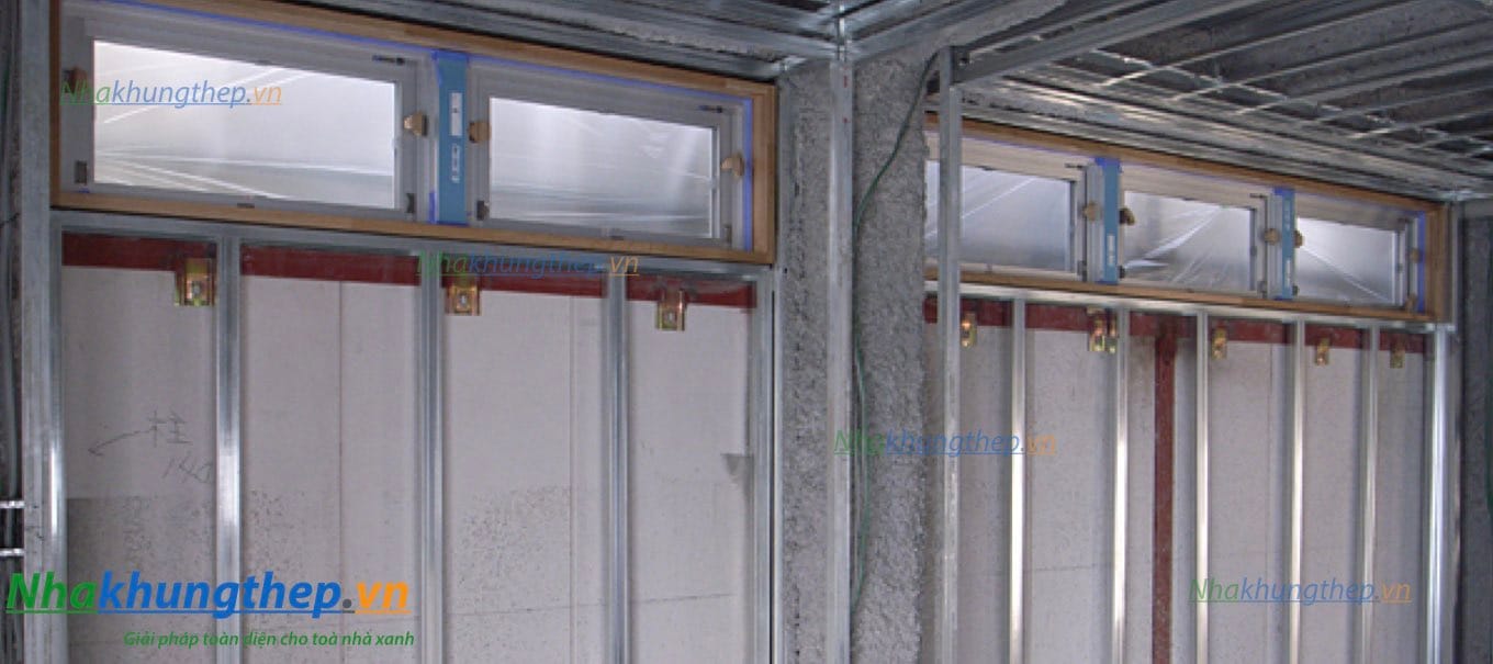 nhà khung thép cao tầng 04