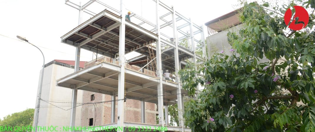 Quy trình thi công lắp đặt khung thép 01