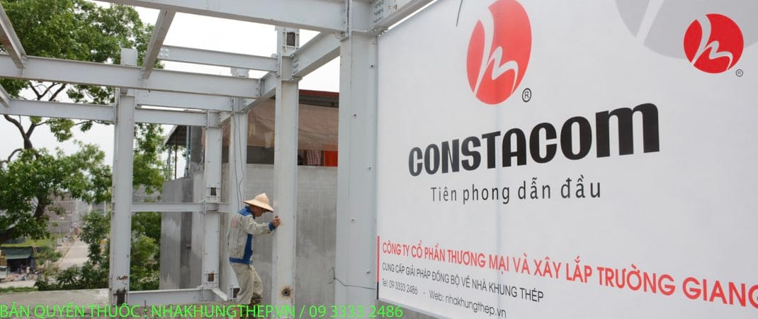 Quy trình thi công lắp đặt khung thép 03