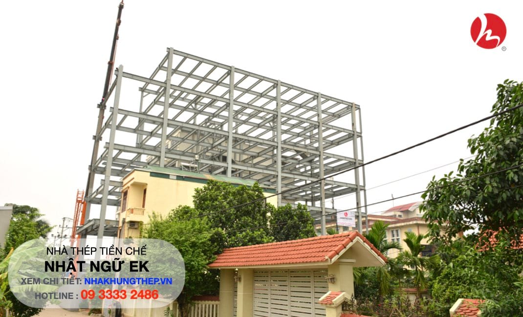 Kết cấu nhà khung thép tiền chế