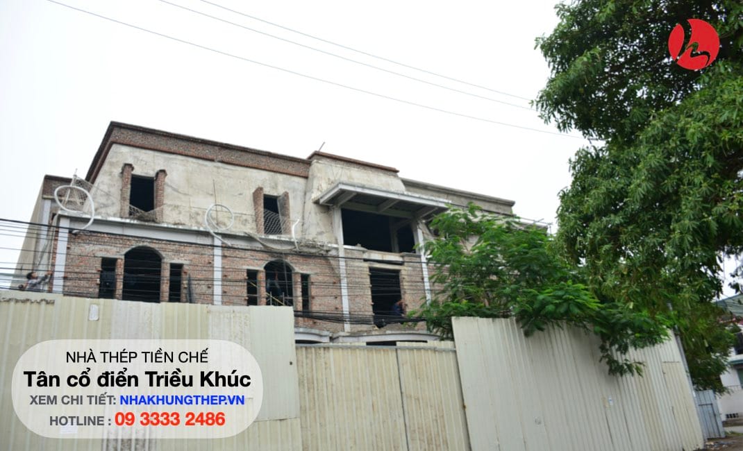 Hoàn thiện nhà khung thép