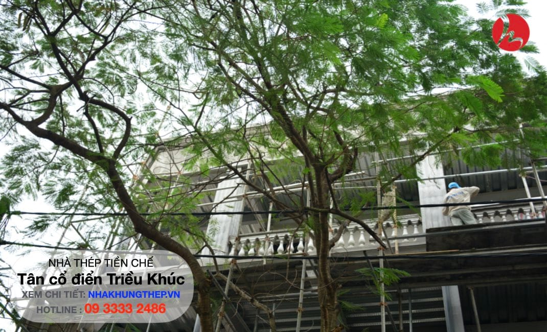 Hoàn thiện nhà khung thép