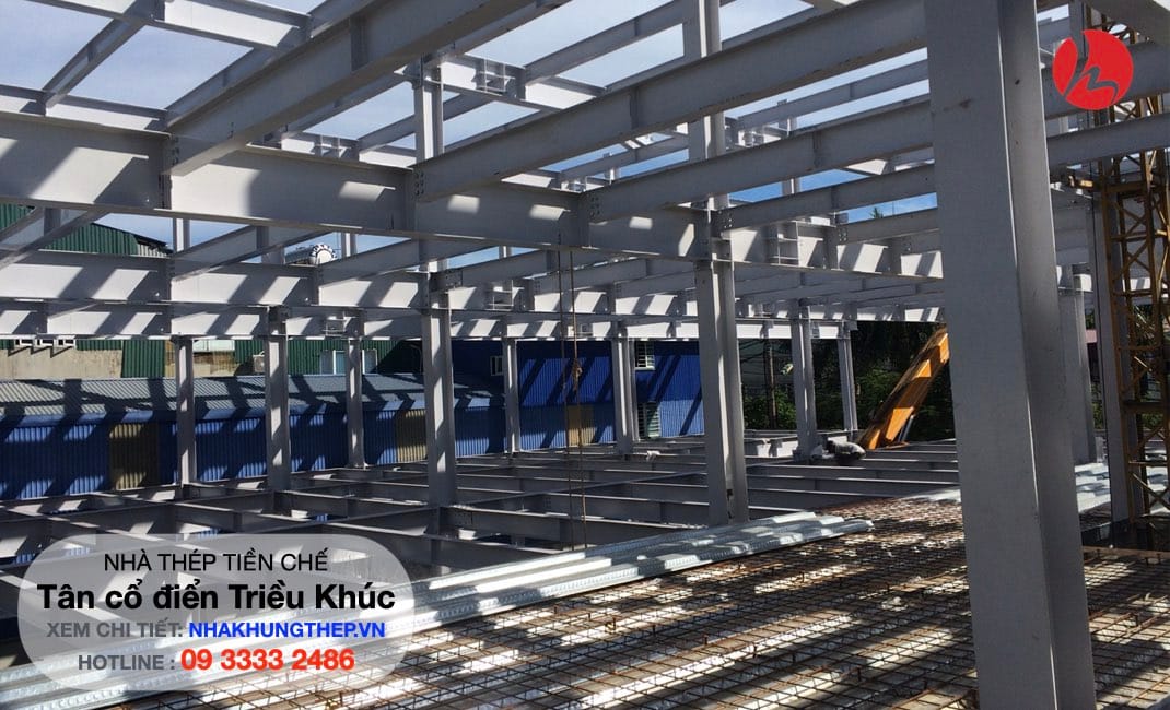 Khung kết cấu nhà khung thép