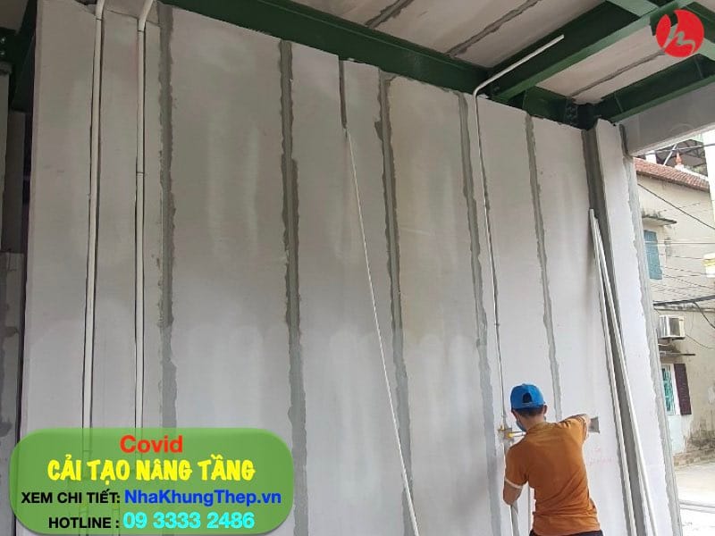 Chạy điện cho tường bê tông khí ALC