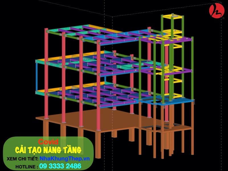 Thiết kế cải tạo nâng tầng