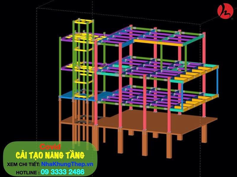 Thiết kế cải tạo nâng tầng