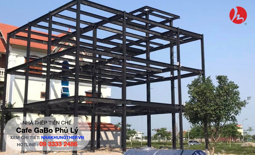 Lắp đặt phần khung nhà khung thép