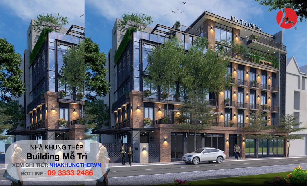 #nhà_khung_thep_tầng_hầm