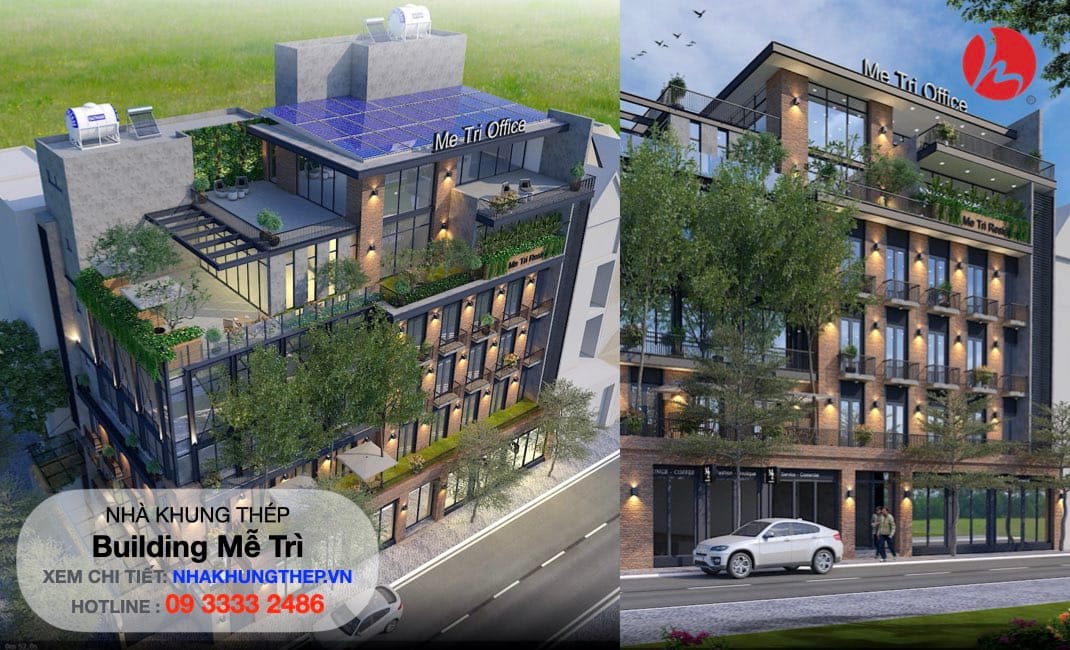 #nhà_khung_thep_tầng_hầm