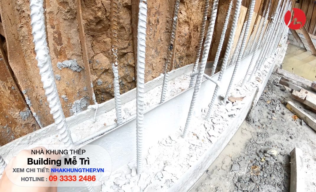 #nhà_khung_thep_tầng_hầm