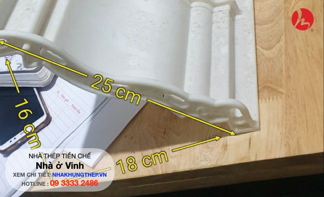 Thi công phào nhà thép tiền chế kết hợp tấm bê tông khí chưng áp