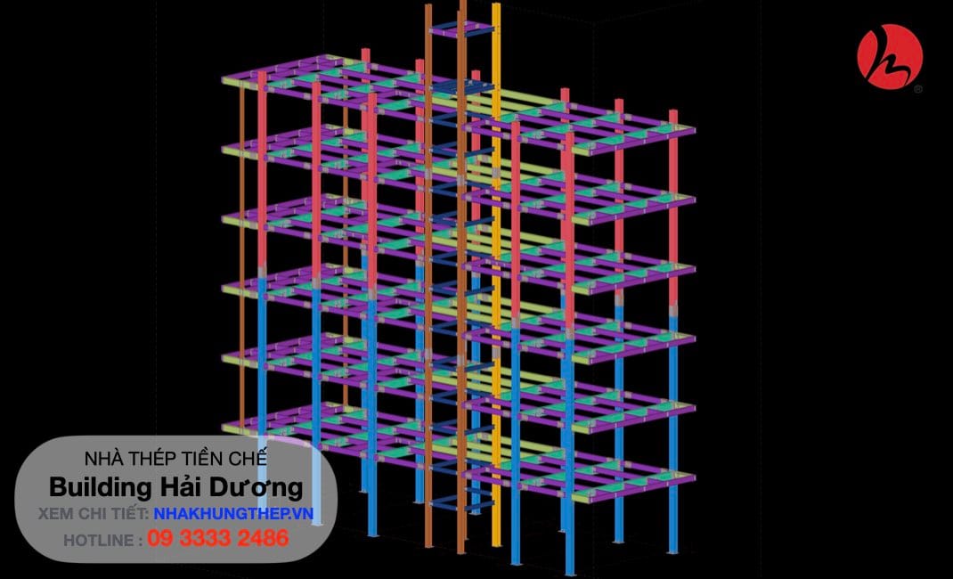 Thiết kế nhà thép tiền chế Hải Dương