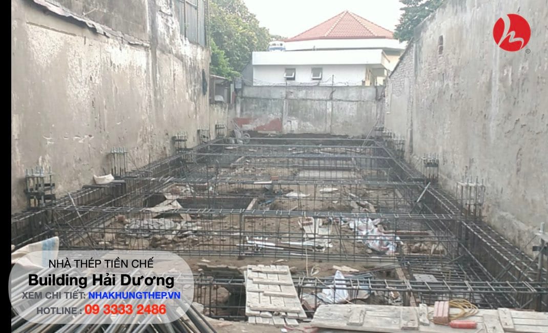 Thi công bulong nhà khung thép Hải Dương