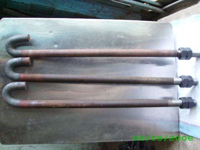 Bu lông móng đường kính M24x750