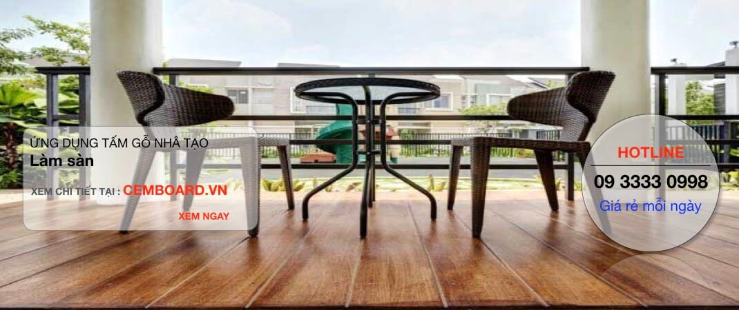Nhà lắp ghép với sàn gỗ conwood