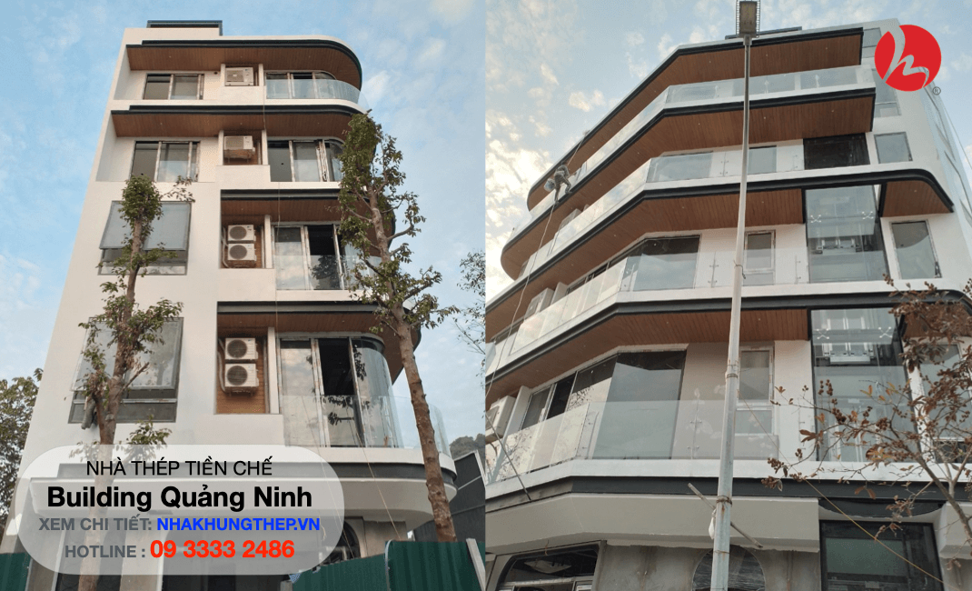 Hoàn thiện nhà khung thép