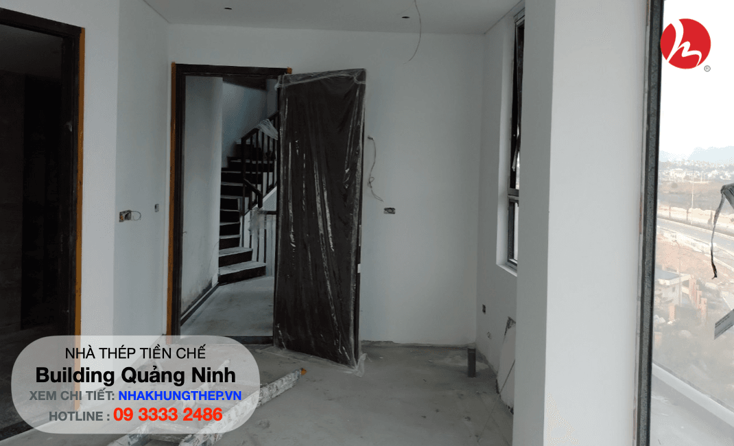 hoàn thiện nhà khung thép