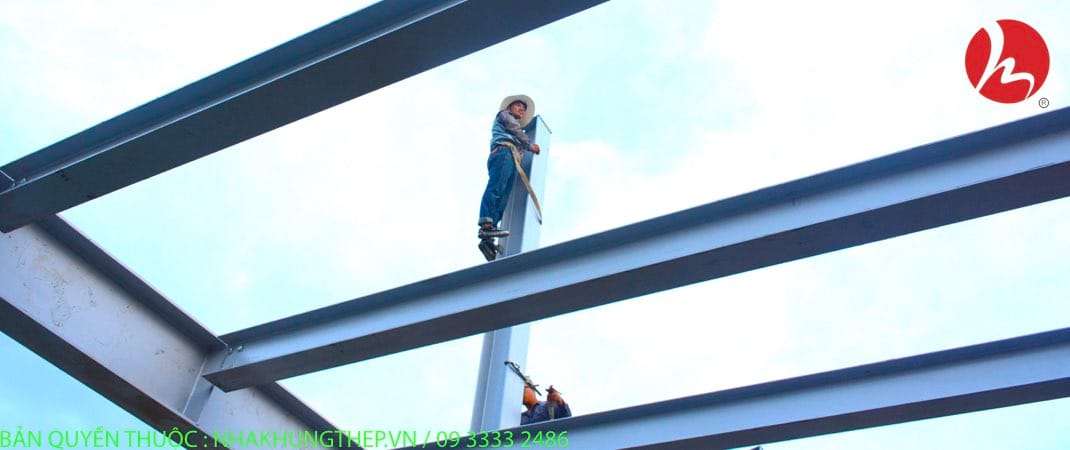 quy trình lắp dựng nhà thép tiền chế