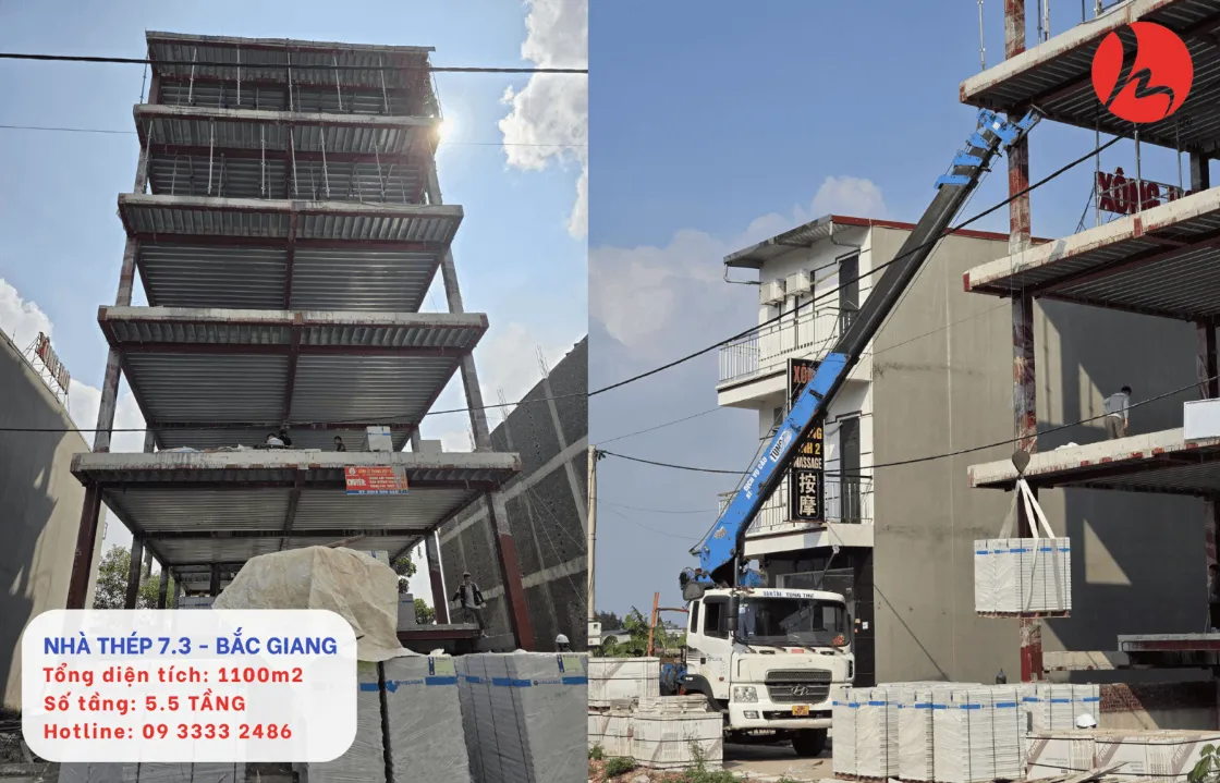 Hình ảnh thực tế tại nhà lắp ghép 7.3