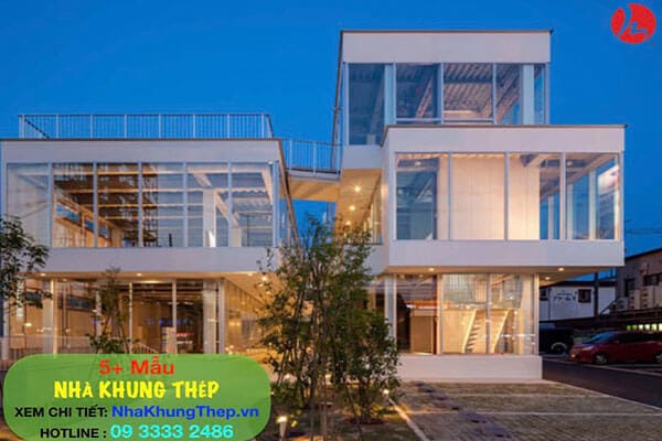 Nhà thép tiền chế giá rẻ phong cách Châu Âu