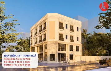 Mô hình thiết kế 3D tổng thể công trình