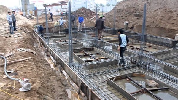 móng dùng cho nhà khung thép