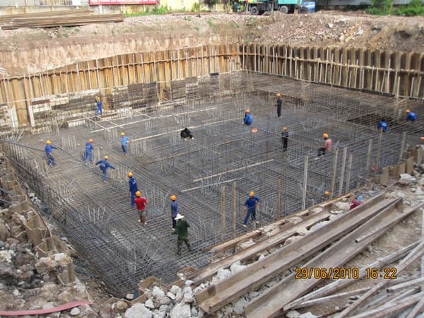 móng dùng cho nhà khung thép 01