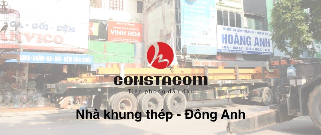 nhà khung thép cao tầng tại Đông Anh