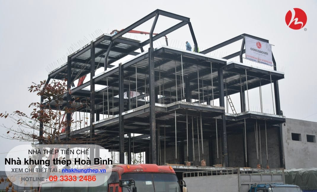 nhà khung thép Hoà Bình