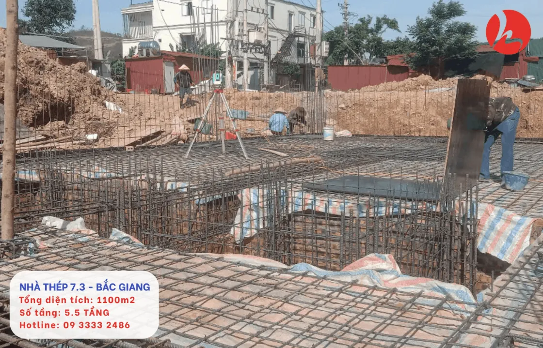 Công tác thi công cốt thép móng khoan cọc nhồi