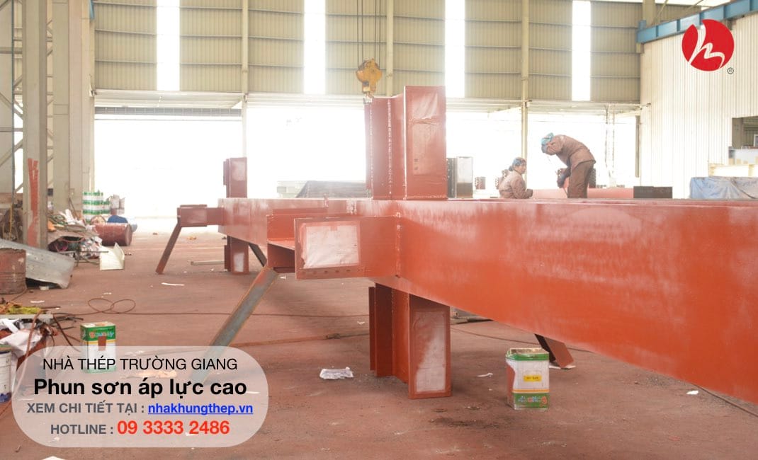 Sơn chống gỉ cấu kiện kết cấu thép