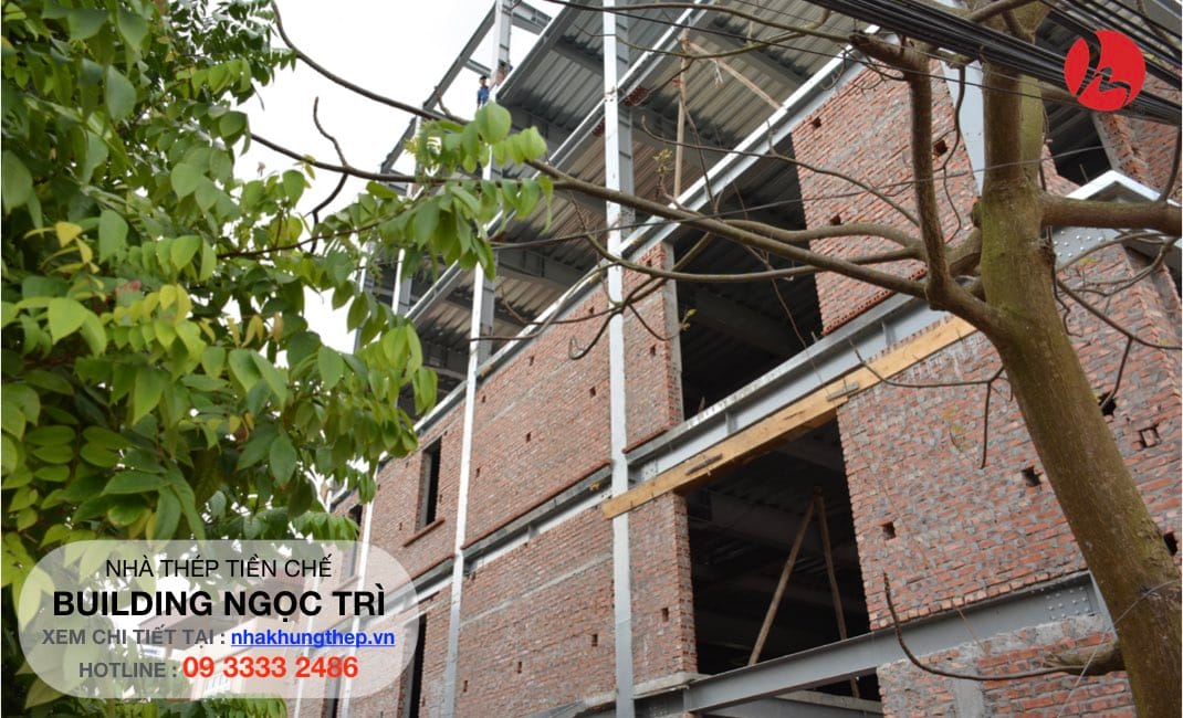 toàn cảnh nhà thép tiền chế ngọc trì