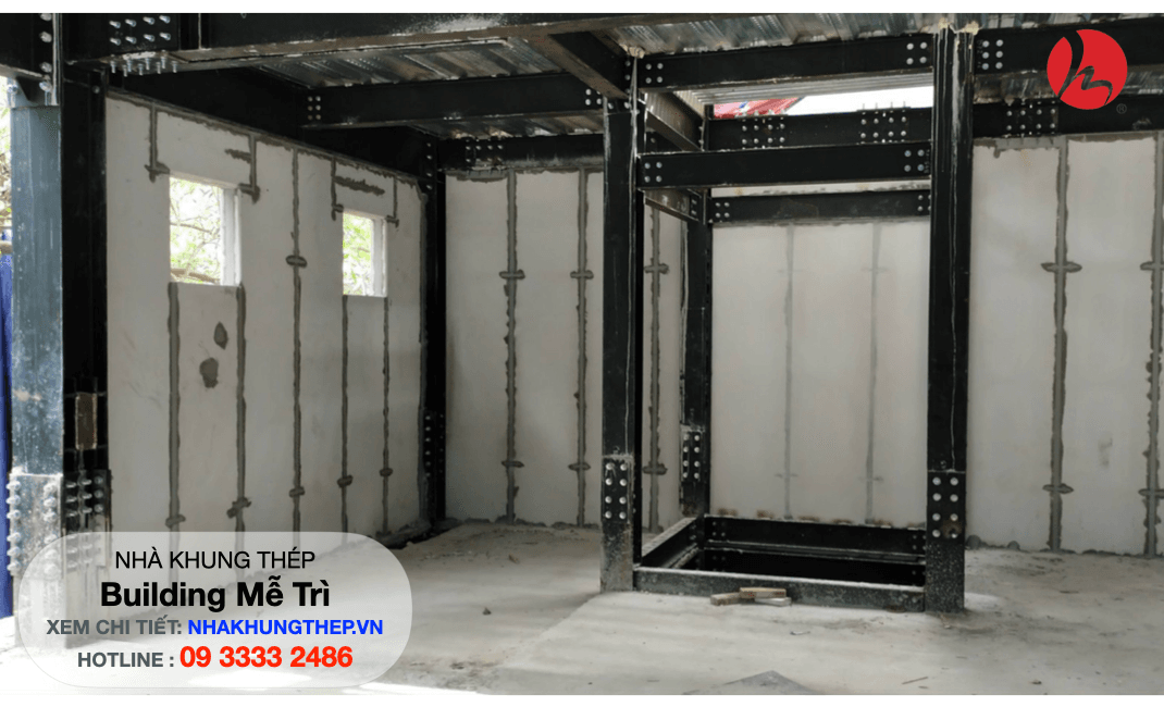 tưởng ALC nha khung thép