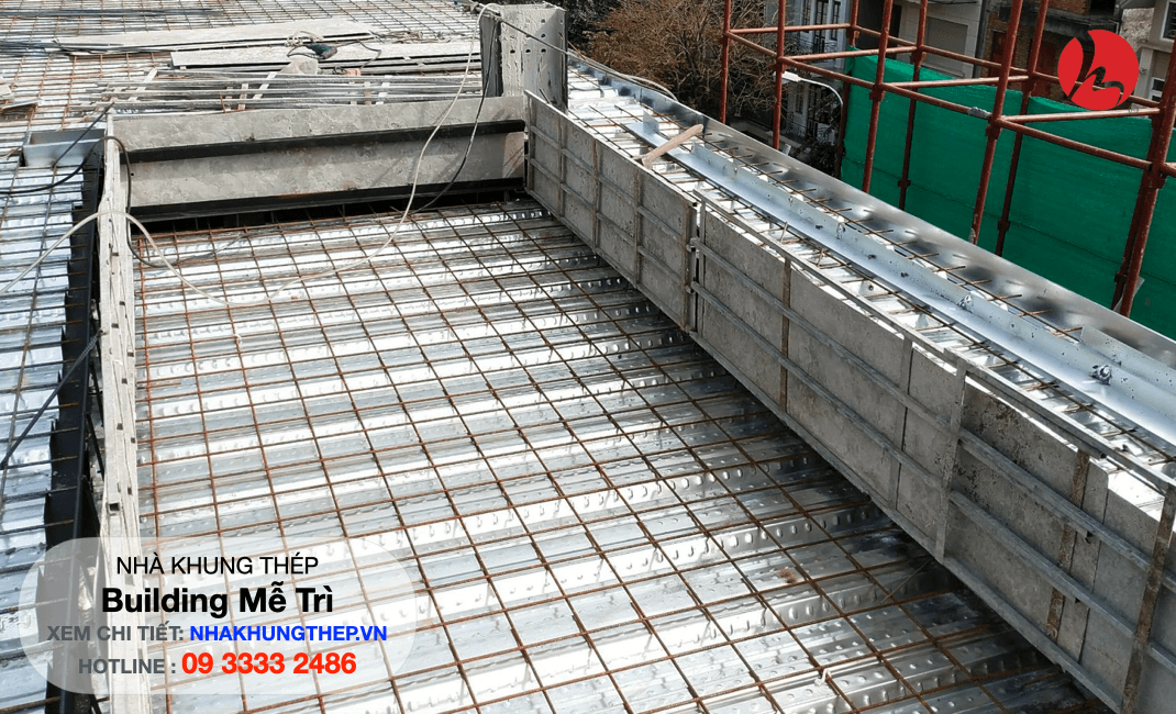 Sàn deck nhà khung thép