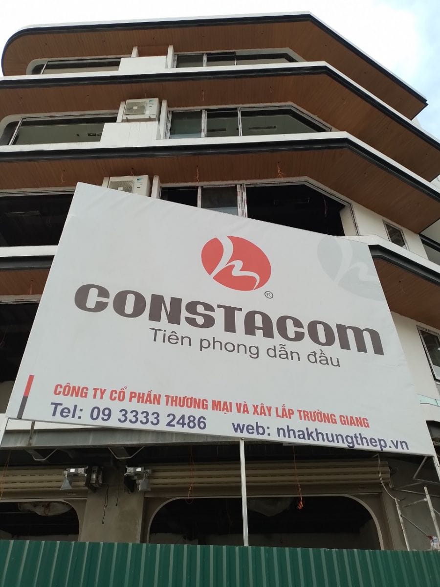 Hoàn thiện nhà khung thép