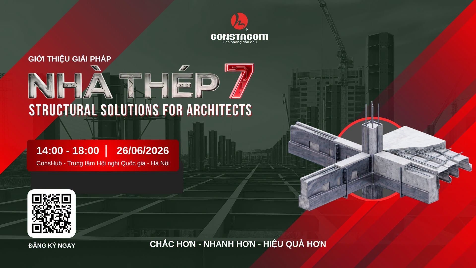 Sự Kiện Giới Thiệu Giải Pháp Nhà Thép 7 – Kết Nối Công Nghệ, Kiến Tạo Không Gian Sống Hiện Đại