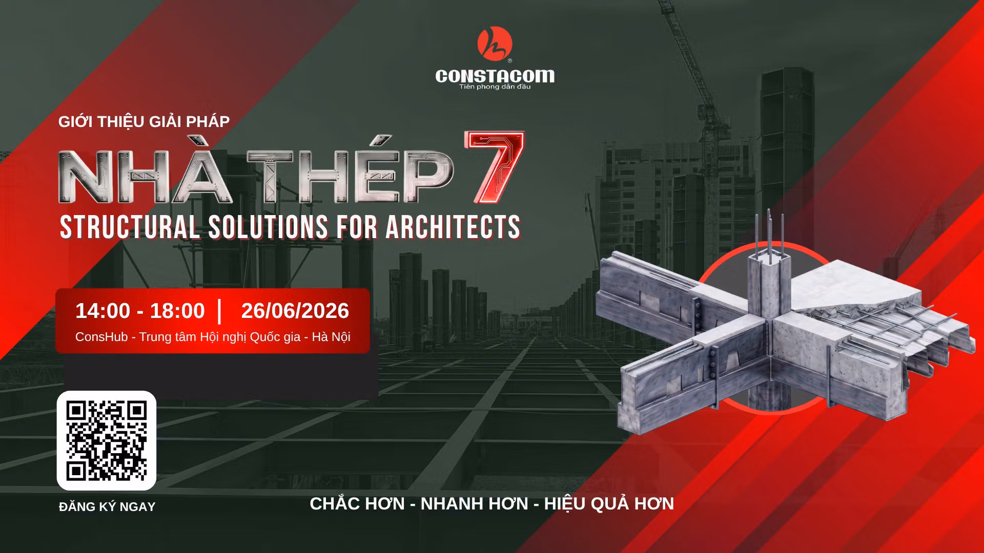 Sự Kiện Giới Thiệu Giải Pháp Nhà Thép 7 – Kết Nối Công Nghệ, Kiến Tạo Không Gian Sống Hiện Đại