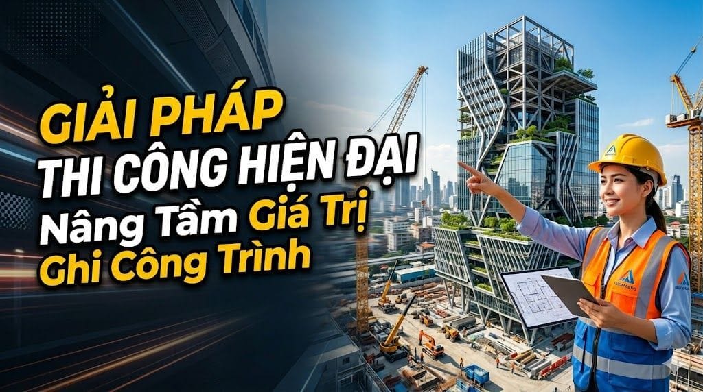 Giải Pháp Thi Công Hiện Đại – Nâng Tầm Giá Trị Công Trình