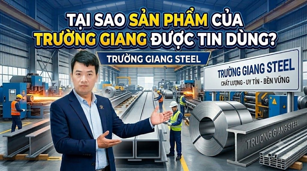 Trường Giang Steel – Hơn 10 năm kiến tạo những công trình chất lượng